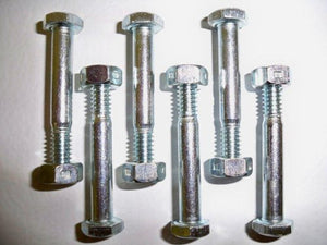 6 Pack, Shear Pins and Nuts, Compatible with Ariens 532005, 510016, 53200500, 51001600.