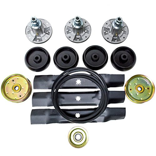 Deck Rebuild Kit Compatible with John Deere 48” Lawn Mowers D150, D160, LA130, LA140, LA145, LA155, LA165, X140, X165, Z245, Z255, 145, 155C