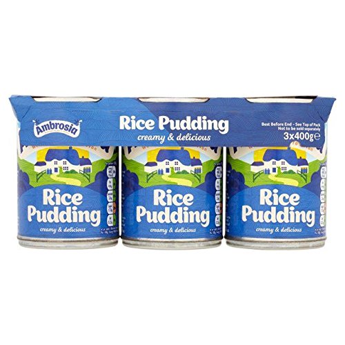 Ambrosia Rice Pudding - 3 x 400g (2.65lbs)