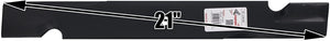 Rotary 3434 6 Mower Blades for Bobcat Ferris Scag Snapper 21” Length 2-1/2” Width .2040” Thickness 5/8” Center Hole Fits 61" Deck