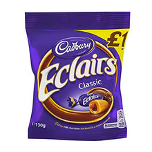 Load image into Gallery viewer, Cadbury Chocolate Eclairs 130g Bag
