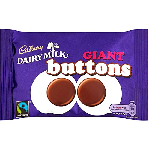 Cadbury Dairy Milk Giant Buttons Bag 40G (Box Of 36)