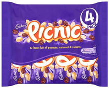 Load image into Gallery viewer, Original Cadbury Picnic 4 Bars Imported from the UK, England
