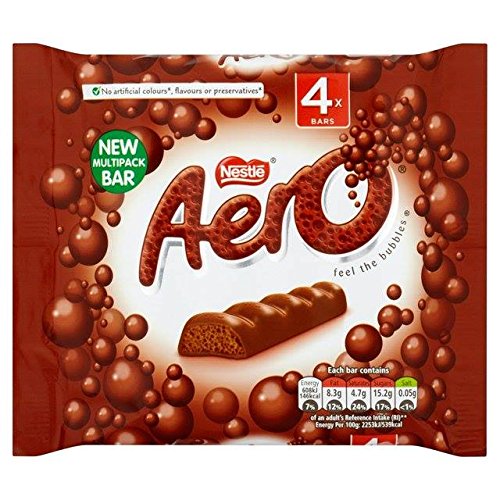Aero Milk Bubbly Bar Multipack 4 X 27G