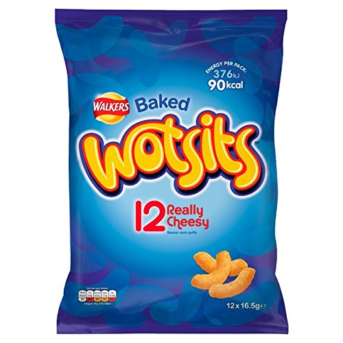 Wotsits Walkers Cheese Snacks 12 x 17g