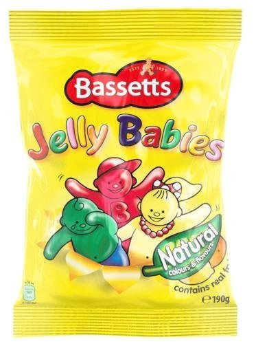 Bassetts Jelly Babies 190g Bag x4