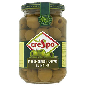 Crespo Green Olives Pitted (354g) - Pack of 2