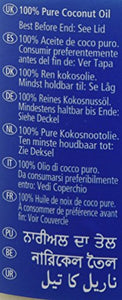 100% PURE KTC Coconut Multipurpose Oil Jar 500ml - Used for Cooking (Edible Oil), Hair Oil, Body (Skin Care) Moisturiser