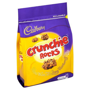 Cadbury Crunchie Rocks Sharing Bag 130 g (Pack of 5)