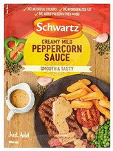 Load image into Gallery viewer, Schwartz Mild Peppercorn Sauce Mix 25g - Pack of 6
