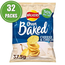 Load image into Gallery viewer, Baked Walkers Cheese and Onion 37.5 g (Pack of 32)
