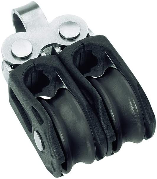 Lindemann Barton Double Block Size 0 20mm with Fixed Eye