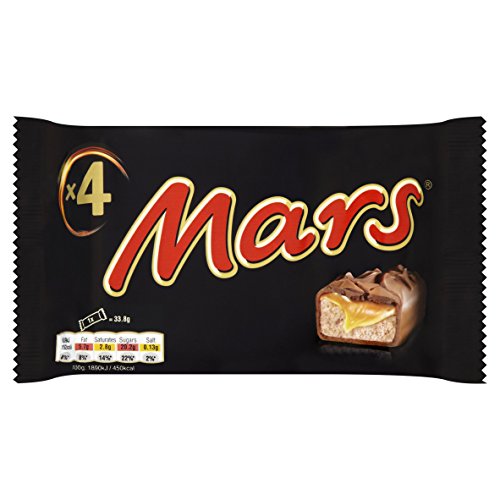 Mars Chocolate Bars Treat Size Small 4 Bars (33.8g bars)