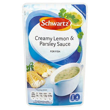 Load image into Gallery viewer, Schwartz Creamy Lemon &amp; Parsley Sauce for Fish 300g
