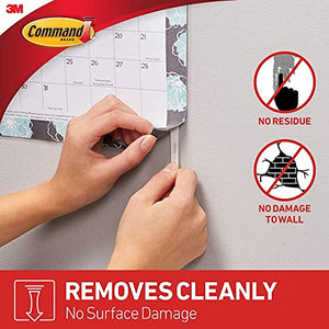 Command Poster Hanging Strips, 12 Strips, White, 17024