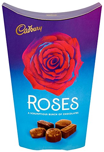 British Chocolate Roses Assorted Flavours 290g package