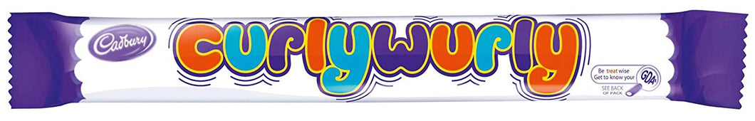 Cadbury Curly Wurly British Chocolate Bar 26g x 10 bar