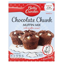 Load image into Gallery viewer, Betty Crocker Choc Chunk Muffin Mix 335g
