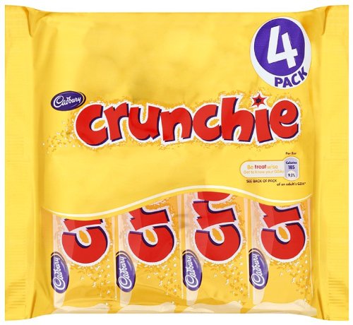 Cadbury Crunchie 4 Bars