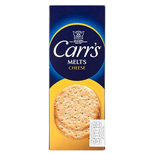 Carr's, Cracker, Melts, Cheese, 150 g (Pack of 1)