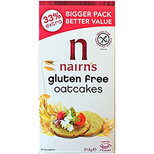 Load image into Gallery viewer, Nairn's Gluten Free Oatcakes, 213g (Pack of 2)
