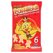 Load image into Gallery viewer, Pom Bear Original Snacks 6 Pack 150g

