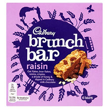 Load image into Gallery viewer, Original Cadbury Brunch Bar Raisin Pack Imported From The UK England
