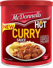 Load image into Gallery viewer, McDonnells Hot Curry Sauce 250g Tub
