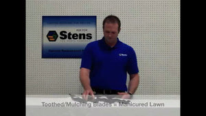 New Stens Silver Streak Toothed Blade 302-621 Compatible with Bobcat, Bunton, Great Dane, Husqvarna Requires 3 for 61" Deck, Encore Prowler Mid-Cut, Requires 3 for 61" Deck 112111-03, 112243-03