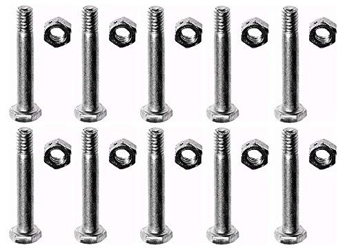 (10) SHEAR PINS / BOLTS for 1128dde, 1332dde, 342449, 400120, 51001600, 510016, 53200500, 532005, 342449, 400120