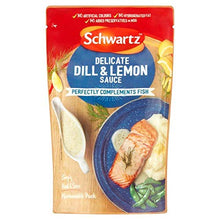 Load image into Gallery viewer, Schwartz Delicate Dill &amp; Lemon Sauce for Fish 300g
