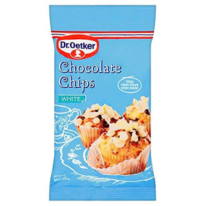 Dr. Oetker White Chocolate Chips (100g) - Pack of 2