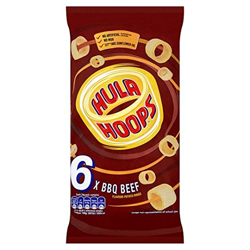 KP Hula Hoops - BBQ Beef 6 Pack