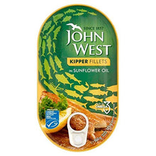 Load image into Gallery viewer, John West Kipper Fillets in Oil 160g
