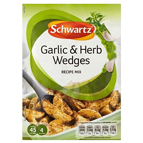 3 x Schwartz Garlic & Herb Wedges Recipe Mix (1.3 oz / 38g)