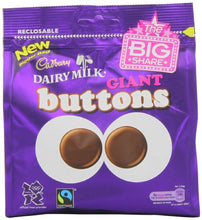 Load image into Gallery viewer, Cadbury Milk Chocolate Giant Buttons Sharing Bag 275 G (Pack Of 5)
