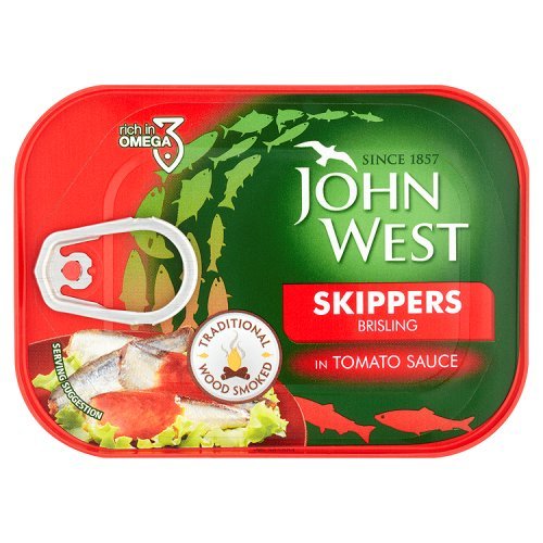 John West Smoked Skippers in Tomato Sauce 106g