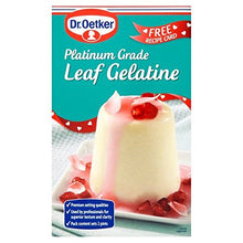 Load image into Gallery viewer, Dr Oetker Platinum Grade Leaf Gelatine 13g

