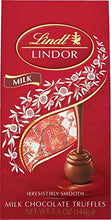 Load image into Gallery viewer, Lindt LINDOR Milk Chocolate Truffles, 5.1 oz. Bag, Pack of 6
