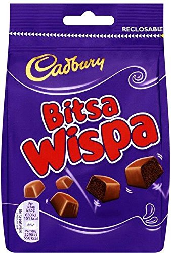 Cadbury 10 X Bitsa Wispa 110G | 10 Pack Bundle