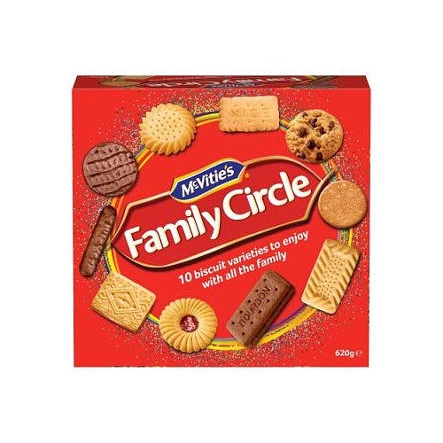 Bundle of 2 -McVities Family Circle 10 Family Favorites 620g Delivers 3-5 Days in USA