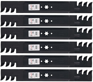 Rotary (6) 14419 Blades Fits Cub Cadet 742-04244 754-04244 942-04244, 46" Deck