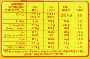 Rowntrees Fruit Gums 120g (Pack of 6)