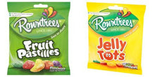 Load image into Gallery viewer, Rowntrees Fruit Pastilles 170g and Jelly Tots 160g
