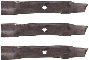 Set of 3 Replacement John Deere Blades GX21784 GY20852 for 48" Cut D & La Series