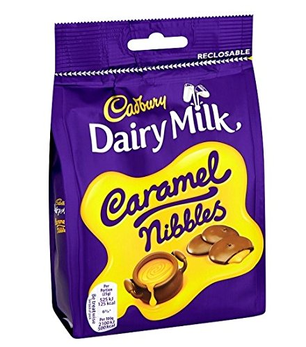 Cadbury Dairy Milk Caramel Nibbles Chocolate Bag (120g x 5)
