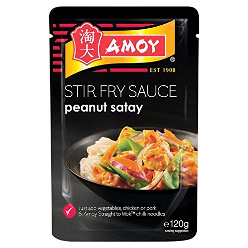 Amoy Roasted Peanut Satay Stir Fry Sauce 120g