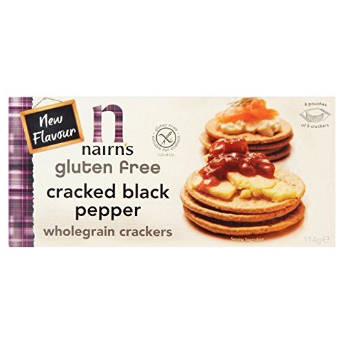 Nairn's Gluten Free Cracked Black Pepper Crackers - 137g