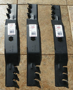 Set of 3 Mulching Blades 50" Deck Toro,Cub Cadet, Mtd, 742-04053A, 942-04053A