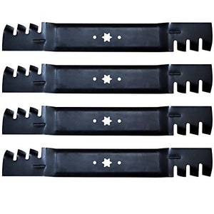 4PK Mulching Lawn Mower Blades Replacement for Cub Cadet MTD Troy Bilt 742-04126, 742-0616, 942-04126, 942-04126-X, 942-04308-X, 942-0616-X, 942-0616A